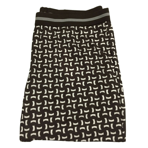 ELENA MIRÒ pantalone donna jersey fantasia moro/panna mod P948T083Q3