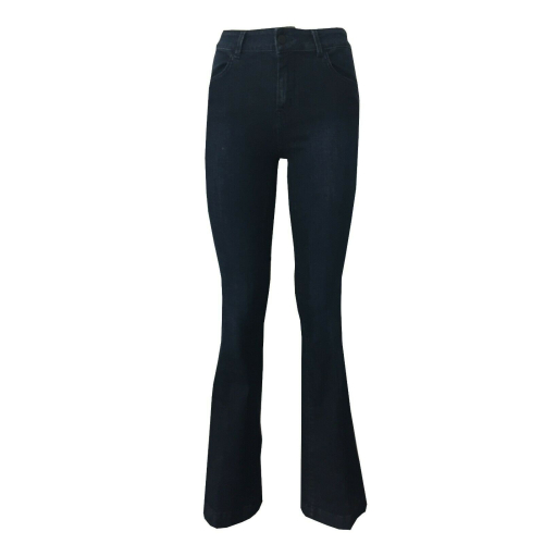 7.24 jeans donna scuro a zampa mod EVELIN MADE IN ITALY