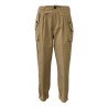 SEMICOUTURE beige woman trousers art W0 / Y / Y0WO01 MADE IN ITALY