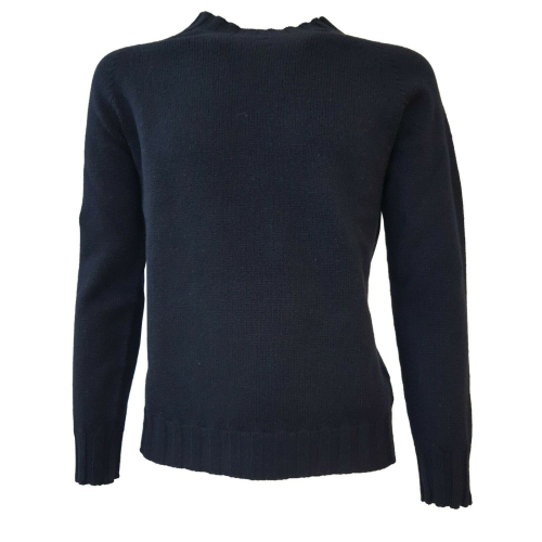 H953 Maglia SPORT girocollo in 50% lana merinos extrafine 50% yak MADE IN ITALY