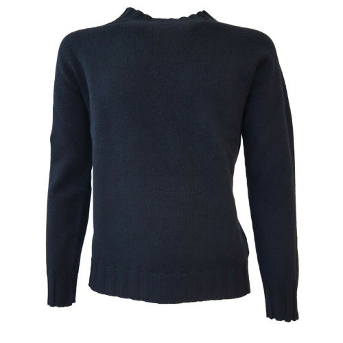 H953 SPORT crewneck sweater in 50% extrafine merinos wool 50% yak MADE IN ITALY