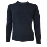H953 SPORT crewneck sweater in 50% extrafine merinos wool 50% yak MADE IN ITALY