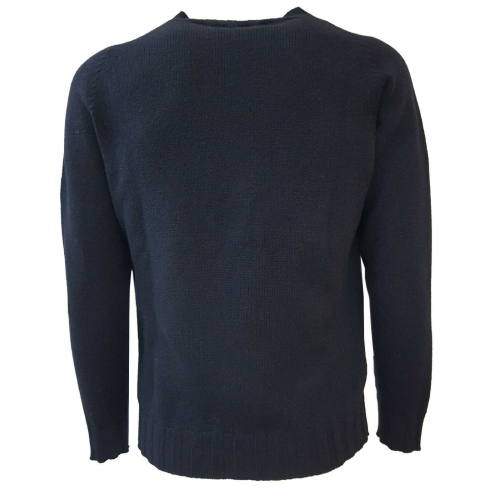 H953 Maglia SPORT girocollo in 50% lana merinos extrafine 50% yak MADE IN ITALY
