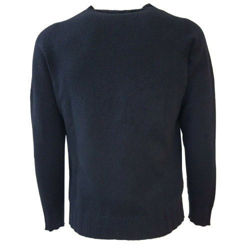 H953 SPORT crewneck sweater in 50% extrafine merinos wool 50% yak MADE IN ITALY