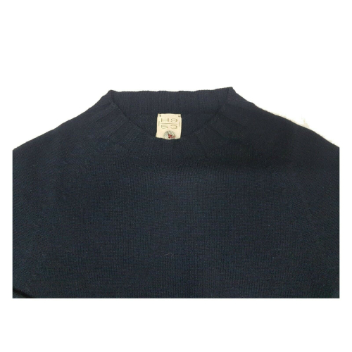 H953 Maglia SPORT girocollo in 50% lana merinos extrafine 50% yak MADE IN ITALY