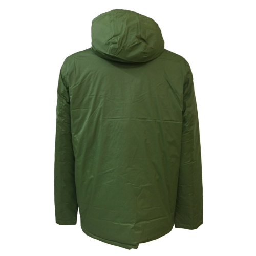 JOTT Man down jacket with hood VEGAS RÉVERSIBLE Blue Marine 95% polyamide, 5% polyurethane