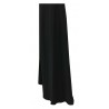 24.25 abito donna lungo nero felpa over in cotone DD20 706 MADE IN ITALY