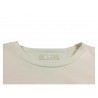 LABO.ART long sleeve cotton shirt bi-material cream FUZZI CERVO + SUSHI MADE IN ITALY