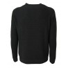 H953 Man crewneck sweater GRANA DI RISO HS2904 anthracite MADE IN ITALY