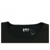 LABO.ART women's black flared shirt in cotton SCORPIO JERSEY MADE IN ITALY