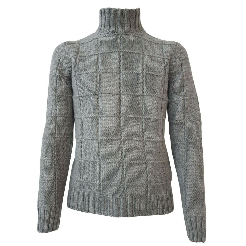 H953 Maglia uomo lupetto grigio DAMIE HS3053 100% lana merinos MADE IN ITALY H953 Maglia uomo lupetto grigio DAMIE HS3053 100% lana merinos MADE IN ITALY