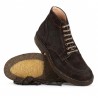 ASTORFLEX Shoe with laces in Dark Chestnut suede ANFIBIO NUVOFLEX MADE IN ITALY