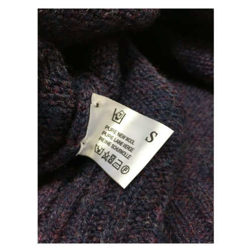HAWICO Men's crew neck sweater BURNSIDE N 100% shetland wool MADE IN SCOTLAND