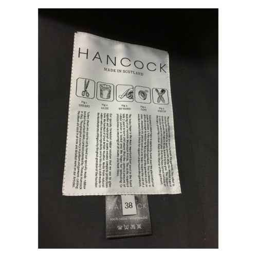 HANCOCK impermeabile con interno staccabile art H/MH/041 100% cotone idrorepellente MADE IN SCOTLAND