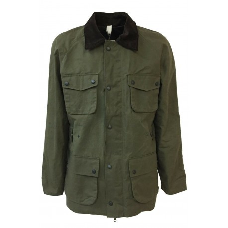 HANCOCK military green man jacket with pockets art GW01 MADE IN SCOTLAND