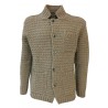 H953 men's wool jacket with beige buttons HS3052 WAFFLE BLAZER MADE IN ITALY