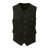 MANIFATTURA CECCARELLI men's vest in Casentino cloth mod 7906-QR MINER VEST MADE IN ITALY