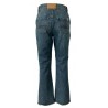 SEMICOUTURE jeans donna stone wash trombetta con zip Y0WY12 FERNANDE MADE IN ITALY