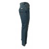 SEMICOUTURE jeans donna stone wash trombetta con zip Y0WY12 FERNANDE MADE IN ITALY