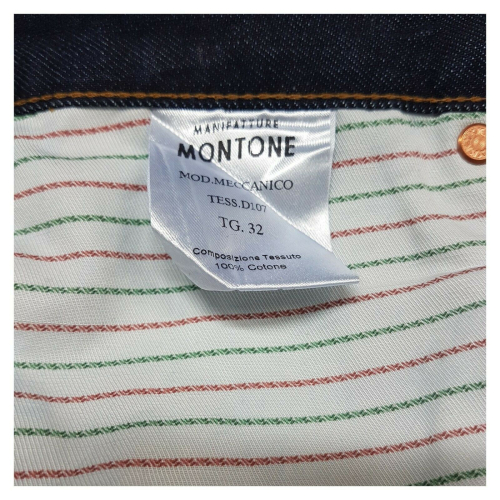 MANIFATTURE MONTONE Denim man mod. MECHANICAL 14oz selvedge MADE IN ITALY