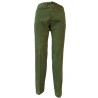 MANIFATTURE MONTONE Chino in velvet 500 green lines mod.OLIVARO MADE IN ITALY