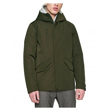 ELVINE men's jacket blue Twill Deluxe Thermore padding mod Cornell X