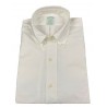 BROOKS BROTHERS white button-down oxford long sleeve shirt MILAN MADE IN USA