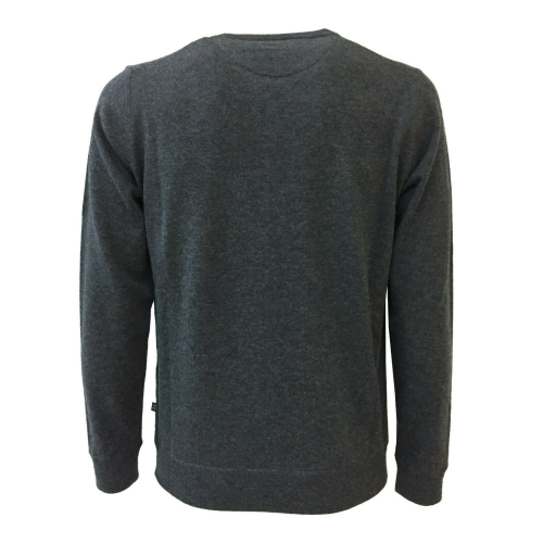 FERRANTE man sweater cut sweatshirt art G30121 100% extrafine merino wool MADE IN ITALY