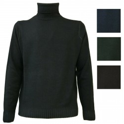 FERRANTE sweater man 100% wool dyed mod 42G37801 MADE IN ITALY