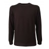FERRANTE maglia uomo lana taglio felpa girocollo tinto freddo G22117 MADE IN ITALY