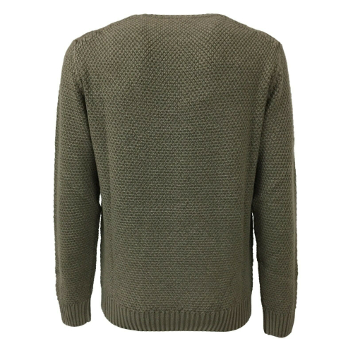 FERRANTE man crew neck turtledove wool sweater U22120 MADE IN ITALY