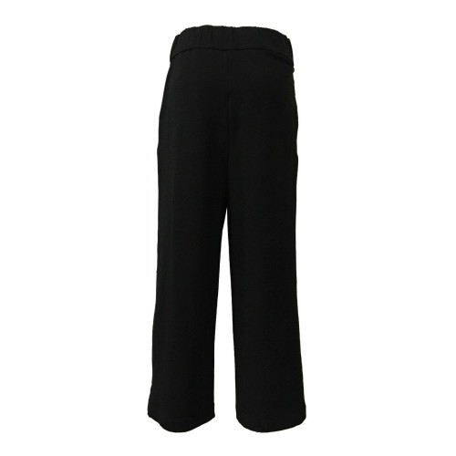 24.25 pantalone largo jersey mélange laminato mod DD20 636 elastico in vita