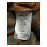 LA FEE MARABOUTEE women's dress 3/4 sleeve brik / green / gold pattern FC5088 MADE IN ITALY