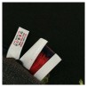 FUMAGALLI maxi foulard lana nero fantasia fiori/cashmere bordo marrone mod PLANCHES WO G-14