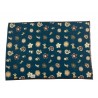 FUMAGALLI foulard petroleum fantasy flowers dark border HISTORICAL COLLECTION PLAN WO G-02 100% wool MADE IN ITALY