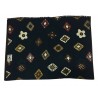 FUMAGALLI scarf BLUE wool fantasy HISTORICAL COLLECTION GEO WOT-08 MADE IN ITALY