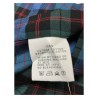 GMF 965 man shirt button-down blue / black / green squares art 92.L 902325/04