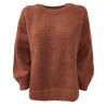 DES PETITS HAUTS woman long sleeve crewneck sweater phard / lurex art CONNIE