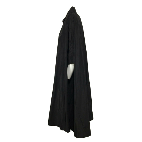 TADASHI black taffeta woman cape art TAI216047 MADE IN ITALY