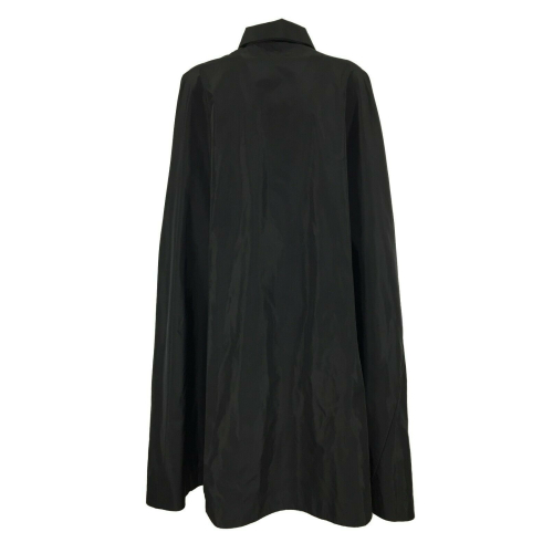 TADASHI black taffeta woman cape art TAI216047 MADE IN ITALY