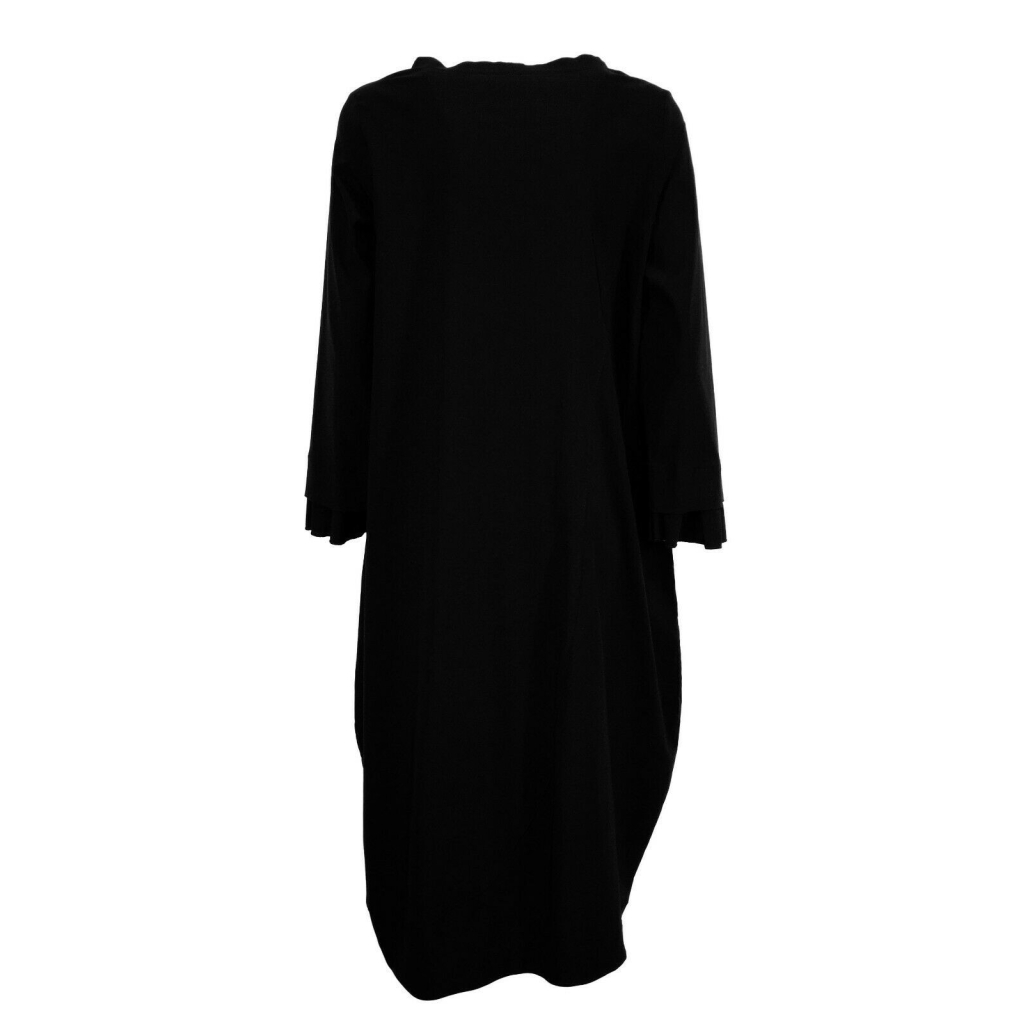 TADASHI dress woman black technical fabric art TAI21K1057 MADE IN ITALY