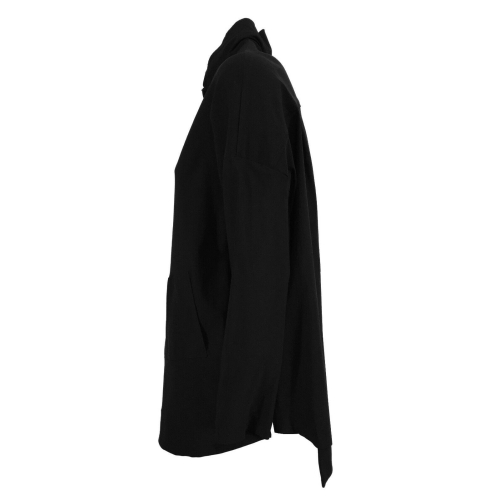 TADASHI woman jacket over black technical fabric art TAI216067 MADE IN ITALY
