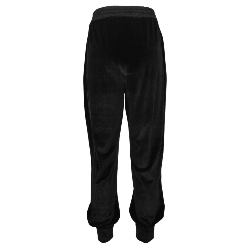 HANITA pantalone donna modello jogging ciniglia nero  art H.P1089.2882 MADE IN ITALY