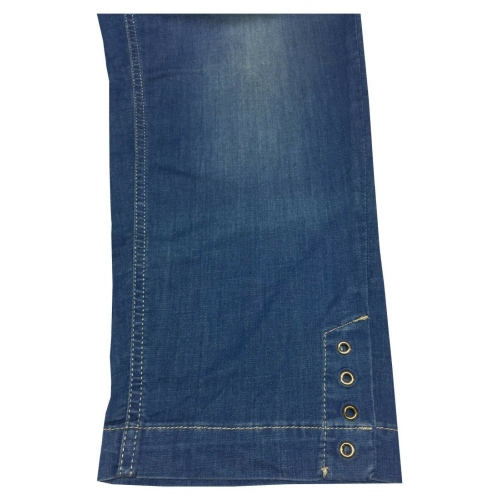 ELENA MIRO' PUSH-UP lightweight women jeans with pocket applications 84% cotton 13% nylon 3% elastane