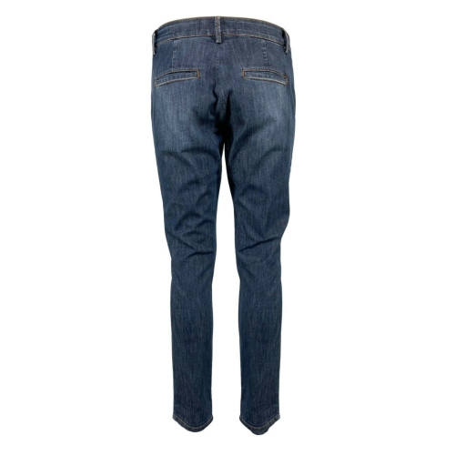 REIGN men's light denim trousers side pockets art 19011951 NEW ALBERT “BARRETO” MADE IN ITALY