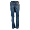 REIGN jeans uomo denim chiaro con scoloriture  art 19012375 FRESH COLOMBIA MADE IN ITALY