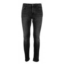 REIGN jeans man black washed art 19012455 FRESH YUCON MADE IN ITALY