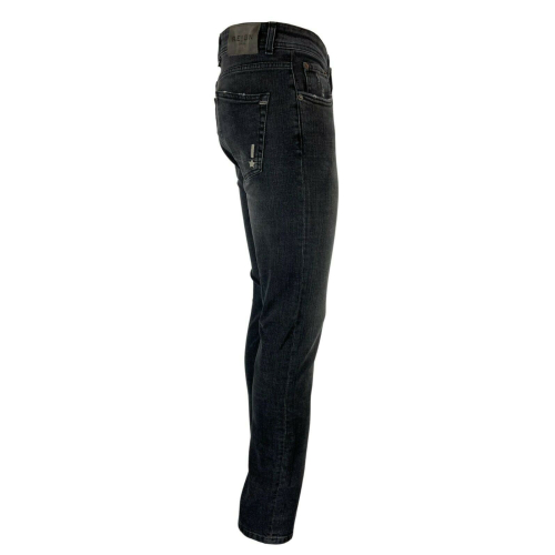 REIGN jeans man black washed art 19012455 FRESH YUCON MADE IN ITALY