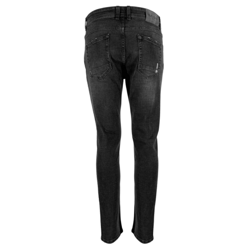 REIGN jeans man black washed art 19012455 FRESH YUCON MADE IN ITALY