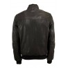 D’AMICO brown padded man jacket with zip art DGU0374 NEW FREDD